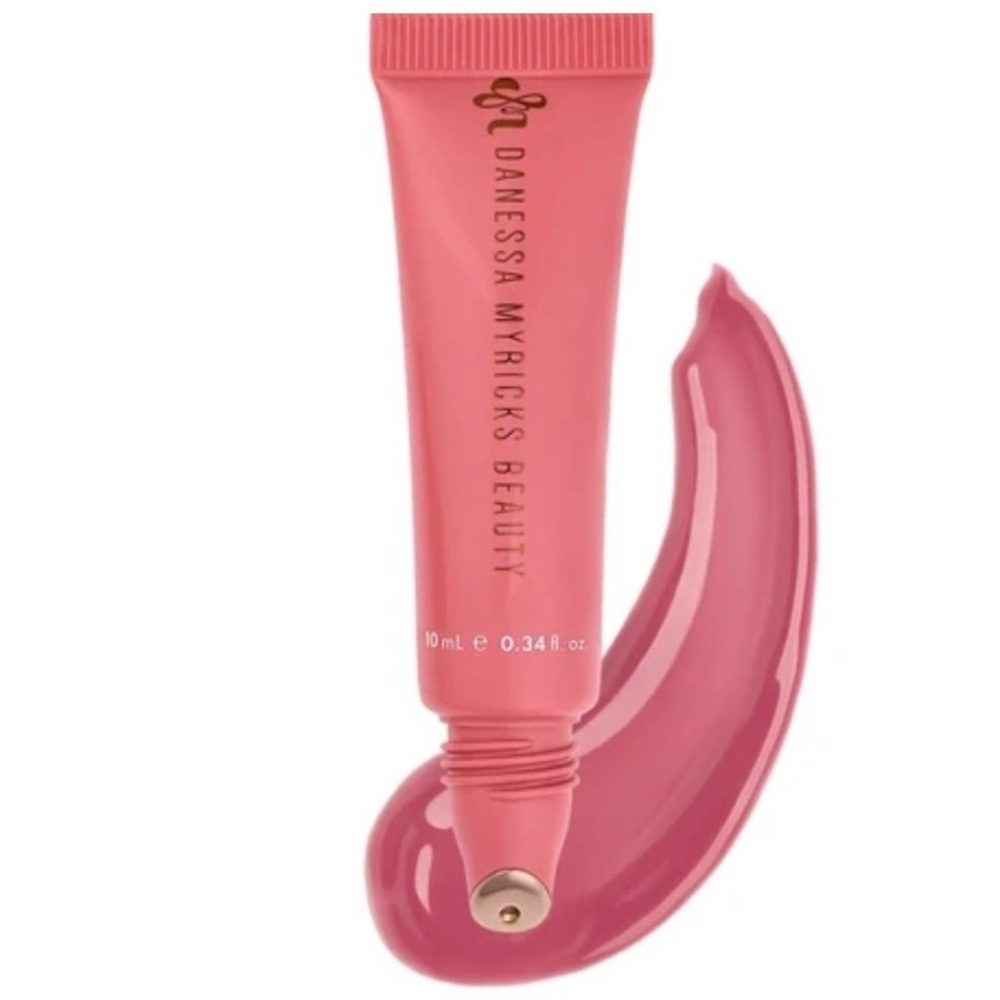 Danessa Myricks GlossWork 4D Plumping Lip Gloss Strawberry Whip 10ml NIB